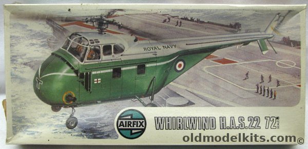 Airfix 1/72 USAF Sikorsky H-19B or Westland Whirlwind HAS Mk22, 02056-9 plastic model kit